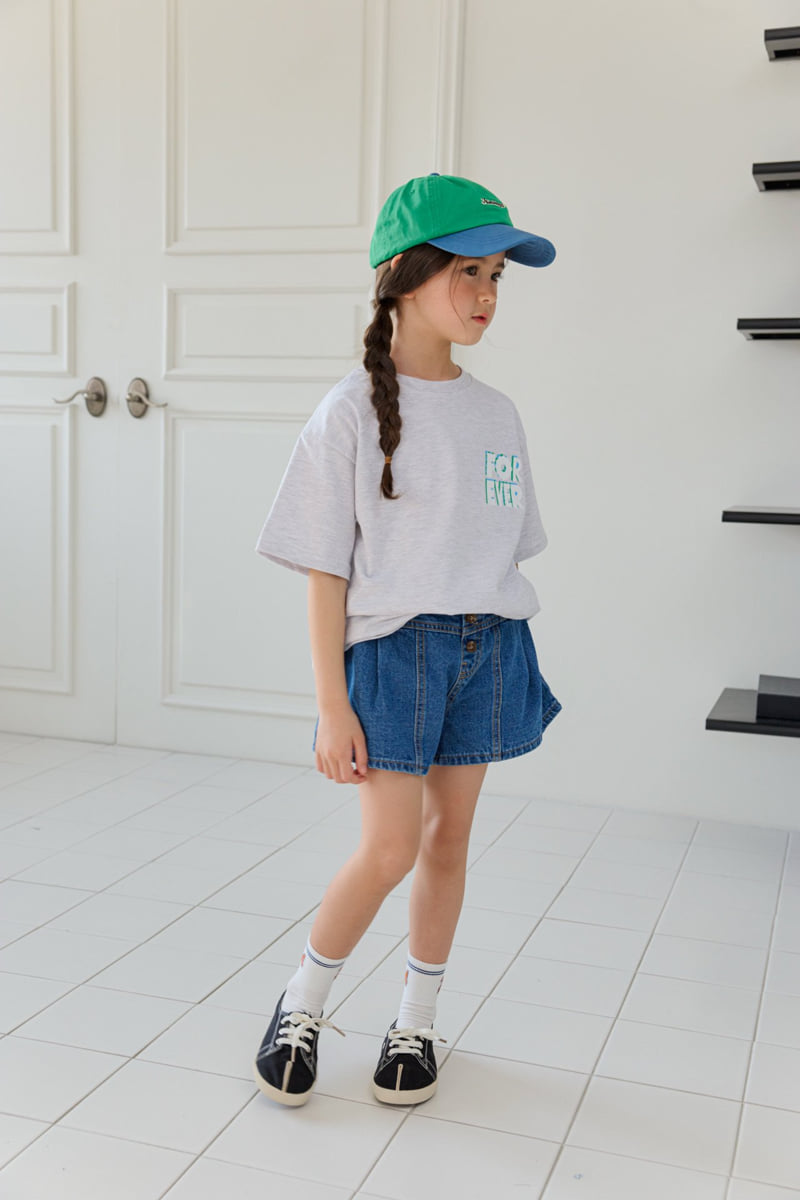 Dore Dore - Korean Children Fashion - #childofig - Button Denim Shorts - 8