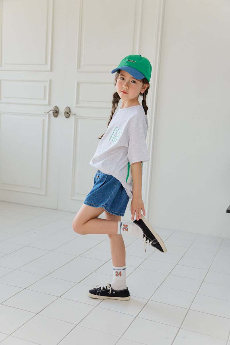 Dore Dore - Korean Children Fashion - #childrensboutique - Button Denim Shorts - 9