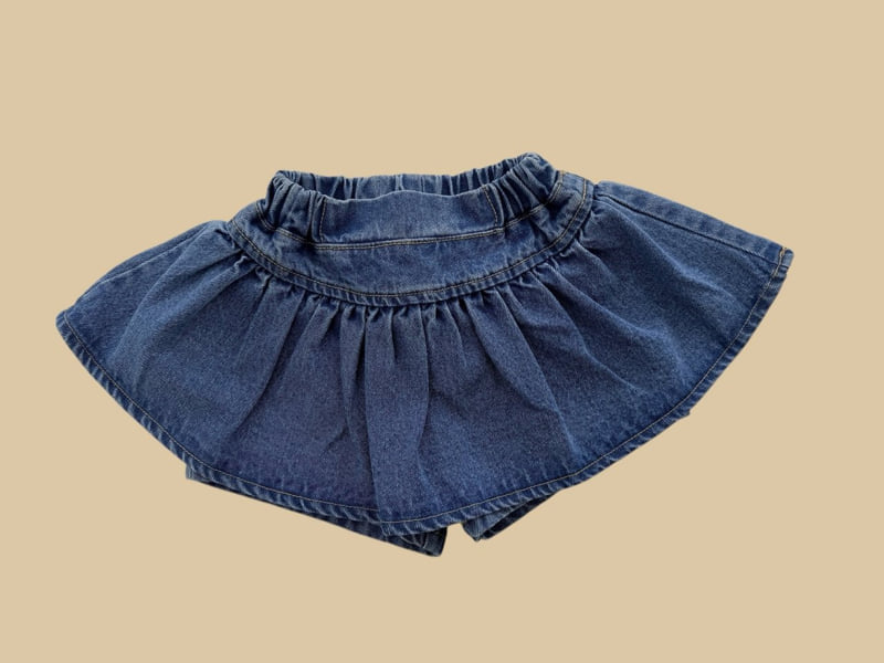 Dore Dore - Korean Children Fashion - #designkidswear - Flare Denim Skort