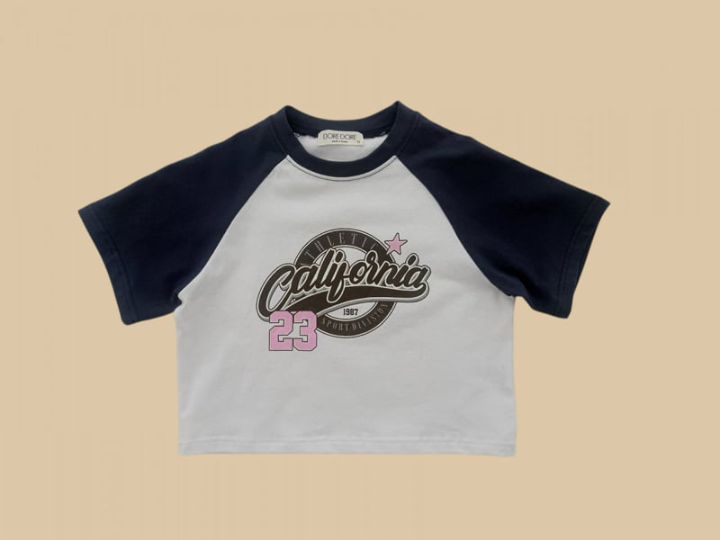 Dore Dore - Korean Children Fashion - #designkidswear - California Crop Tee - 3
