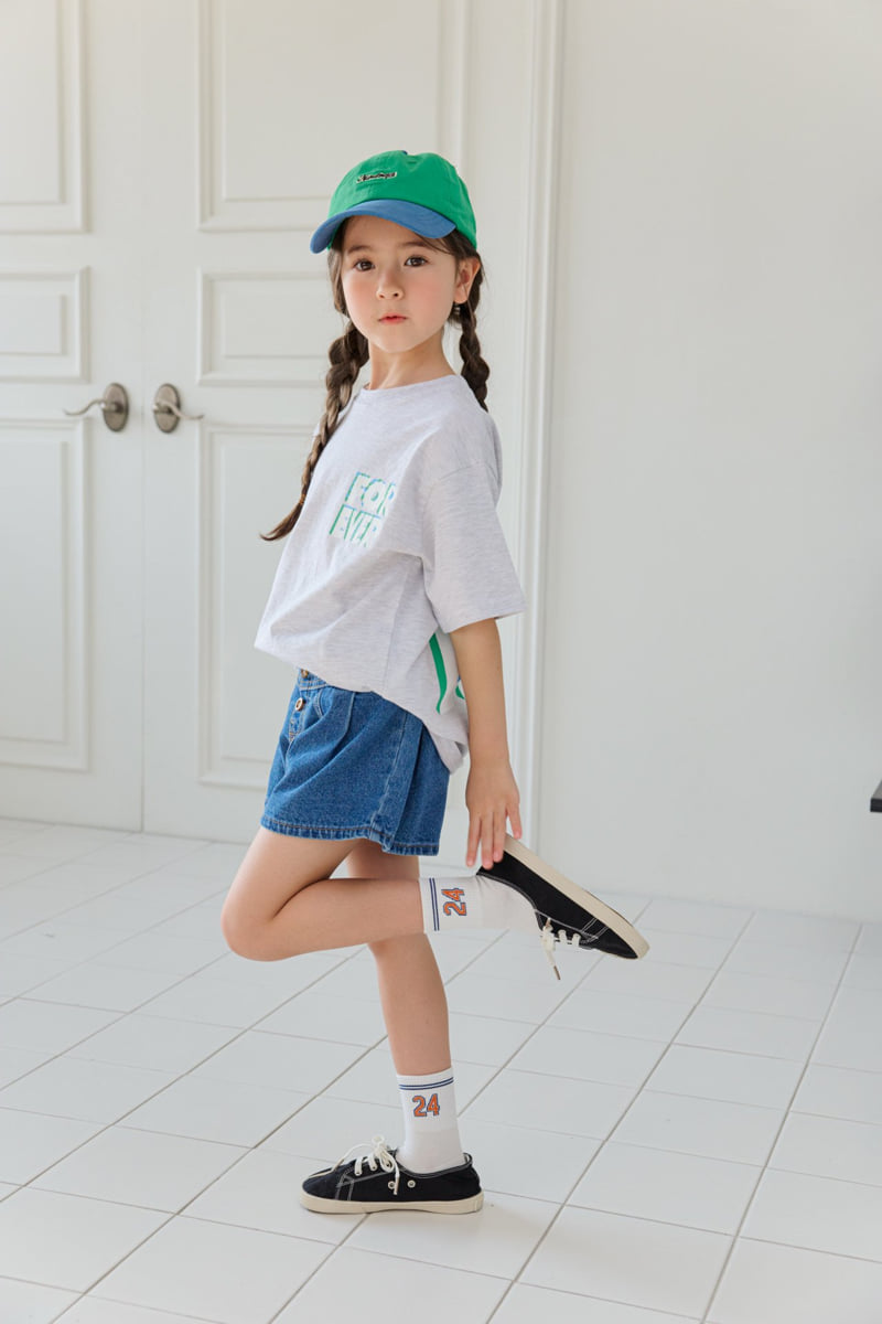 Dore Dore - Korean Children Fashion - #designkidswear - Button Denim Shorts - 10