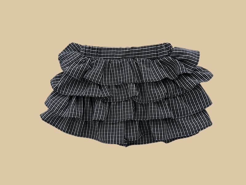 Dore Dore - Korean Children Fashion - #discoveringself - 4-Tier Frill Skort (Check) - 5