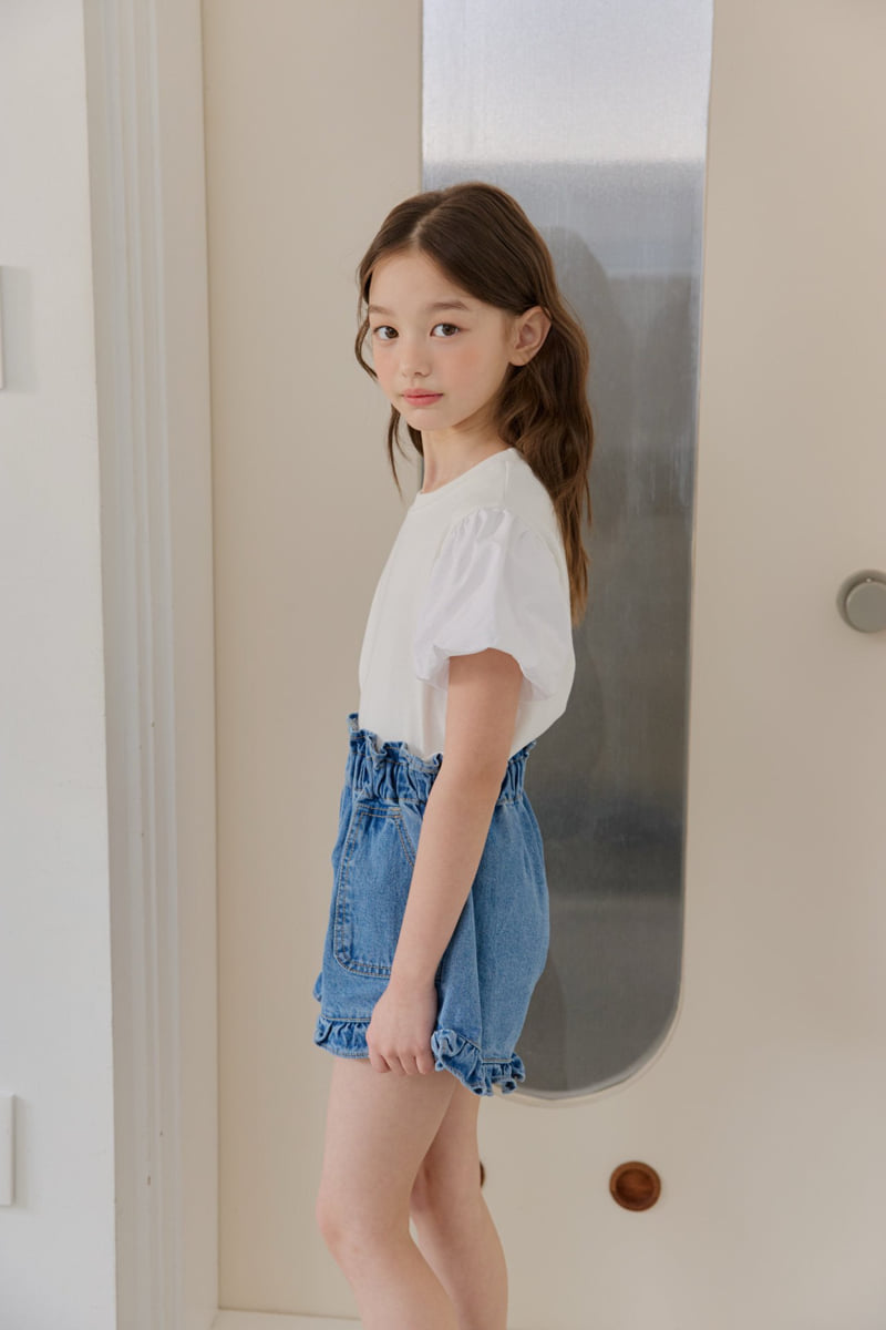 Dore Dore - Korean Children Fashion - #fashionkids - Balloon Sleeve Tee - 8