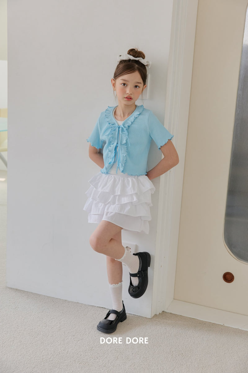Dore Dore - Korean Children Fashion - #fashionkids - 4-Tier Frill Skort