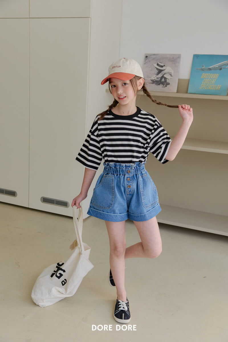 Dore Dore - Korean Children Fashion - #kidsshorts - Oracle Stripe Tee - 7