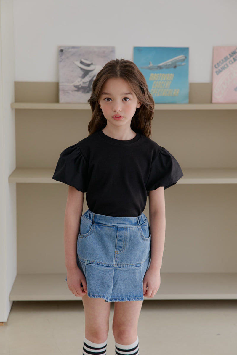 Dore Dore - Korean Children Fashion - #kidsstore - Balloon Sleeve Tee - 11
