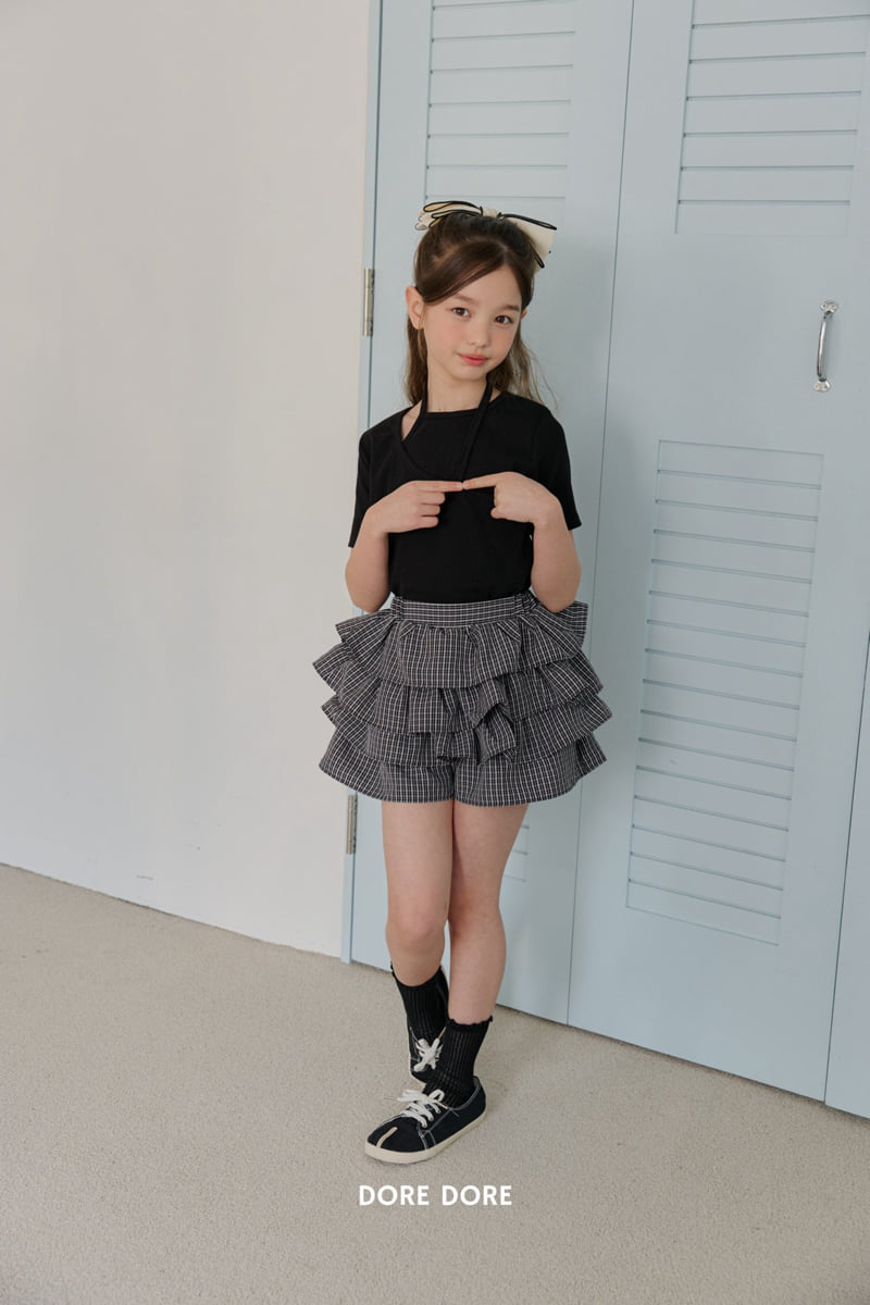 Dore Dore - Korean Children Fashion - #kidzfashiontrend - Unbalanced Halter Neck Tee - 8