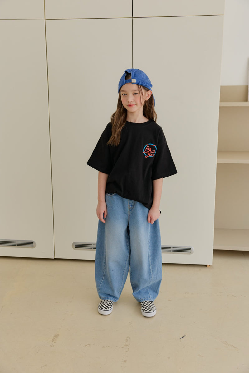 Dore Dore - Korean Children Fashion - #kidzfashiontrend - Broad Balloon Denim Pants - 12