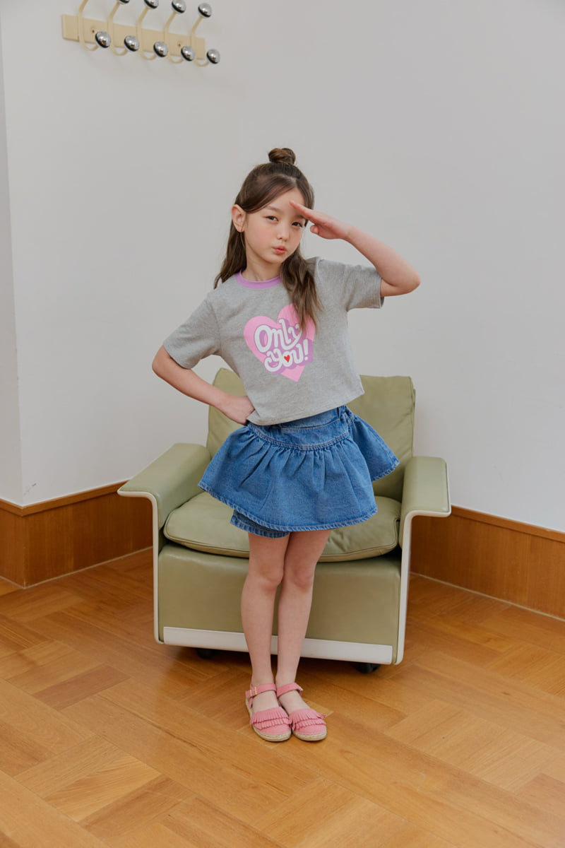 Dore Dore - Korean Children Fashion - #kidzfashiontrend - Only You Crop Tee - 10