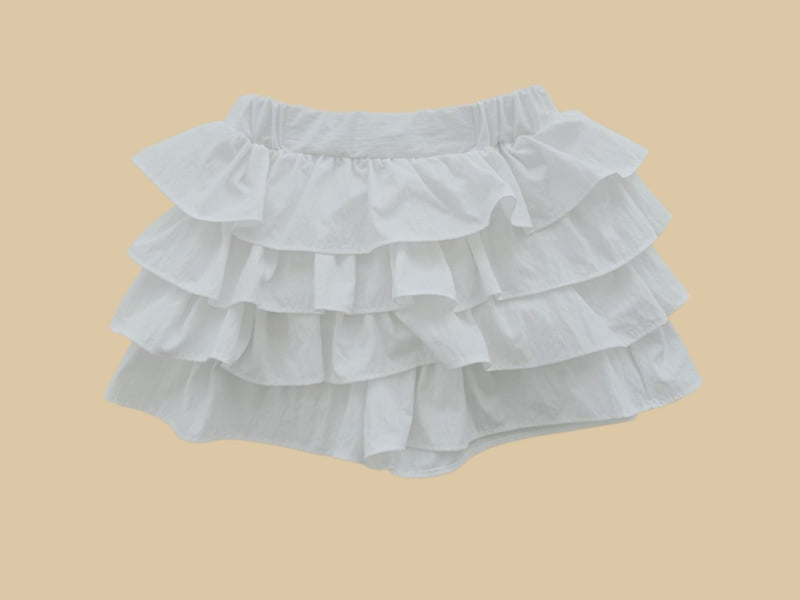 Dore Dore - Korean Children Fashion - #kidzfashiontrend - 4-Tier Frill Skort - 3