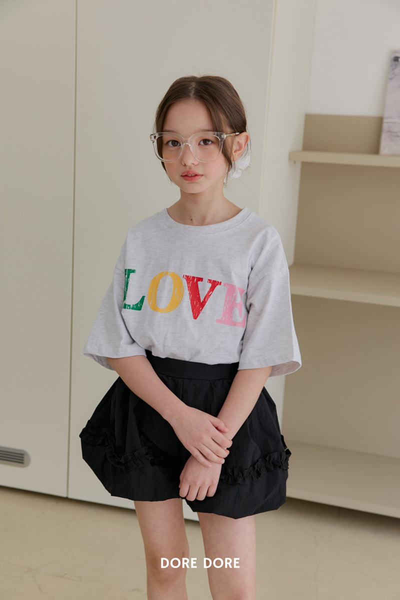Dore Dore - Korean Children Fashion - #kidzfashiontrend - Love Tee - 7