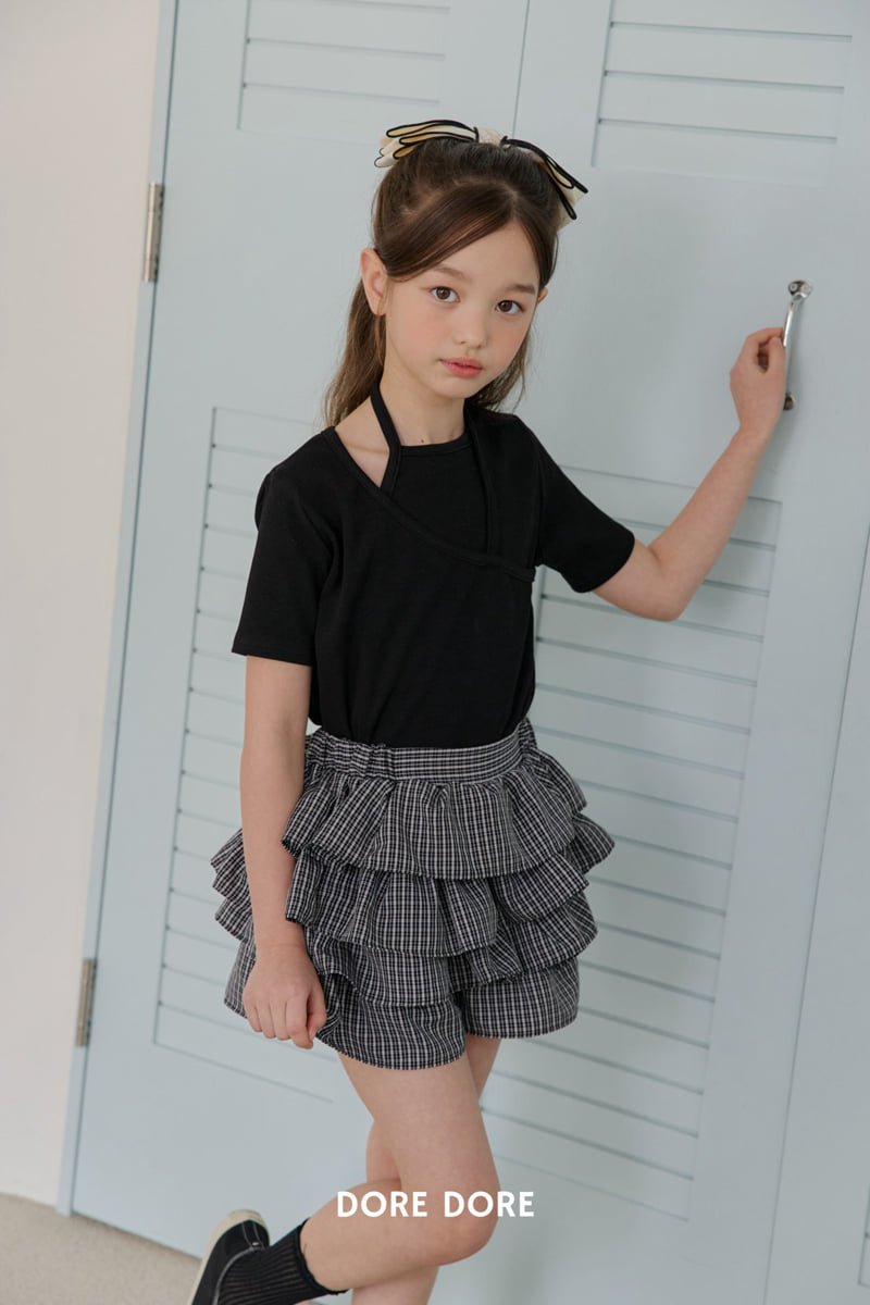 Dore Dore - Korean Children Fashion - #littlefashionista - Unbalanced Halter Neck Tee - 10