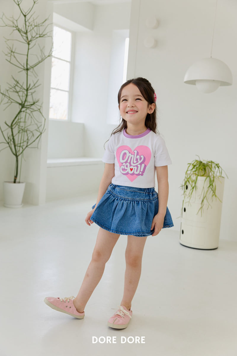 Dore Dore - Korean Children Fashion - #littlefashionista - Only You Crop Tee - 11