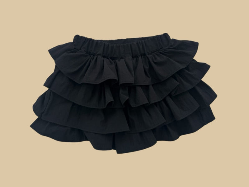Dore Dore - Korean Children Fashion - #littlefashionista - 4-Tier Frill Skort - 6