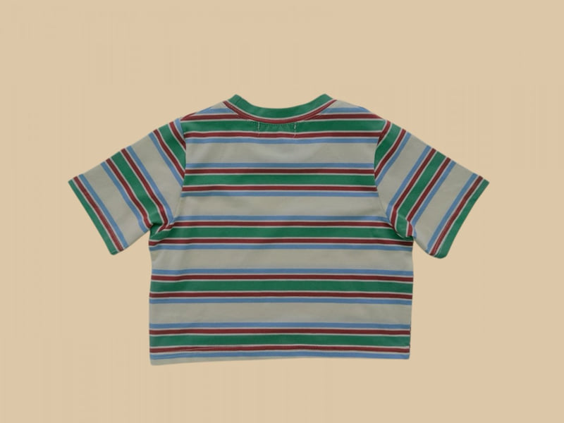 Dore Dore - Korean Children Fashion - #Kfashion4kids - Crayon Stripe Tee - 4