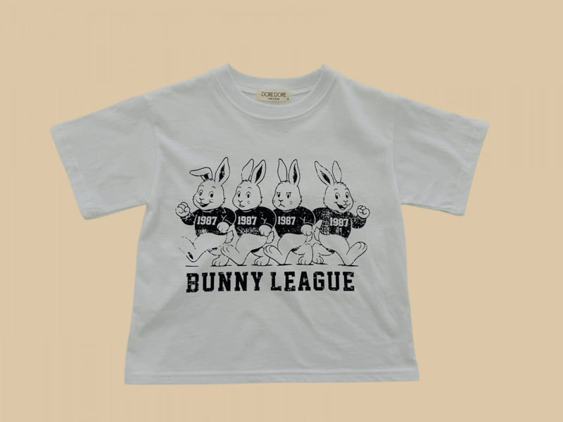 Dore Dore - Korean Children Fashion - #magicofchildhood - Bunny League Tee - 3