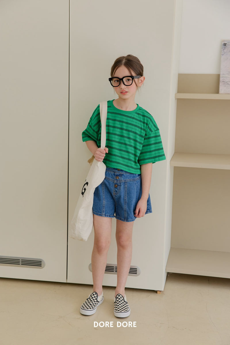 Dore Dore - Korean Children Fashion - #magicofchildhood - Vertive Stripe Tee - 9