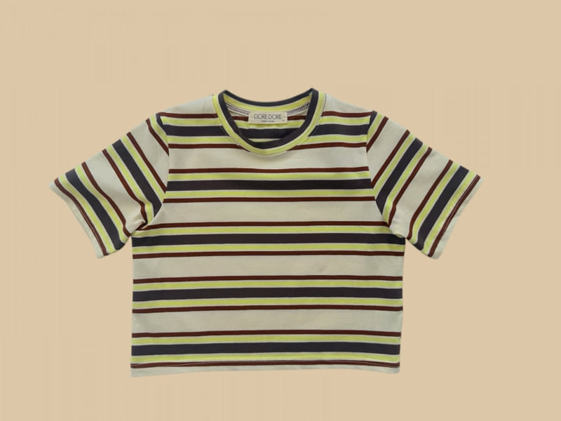 Dore Dore - Korean Children Fashion - #magicofchildhood - Crayon Stripe Tee - 5