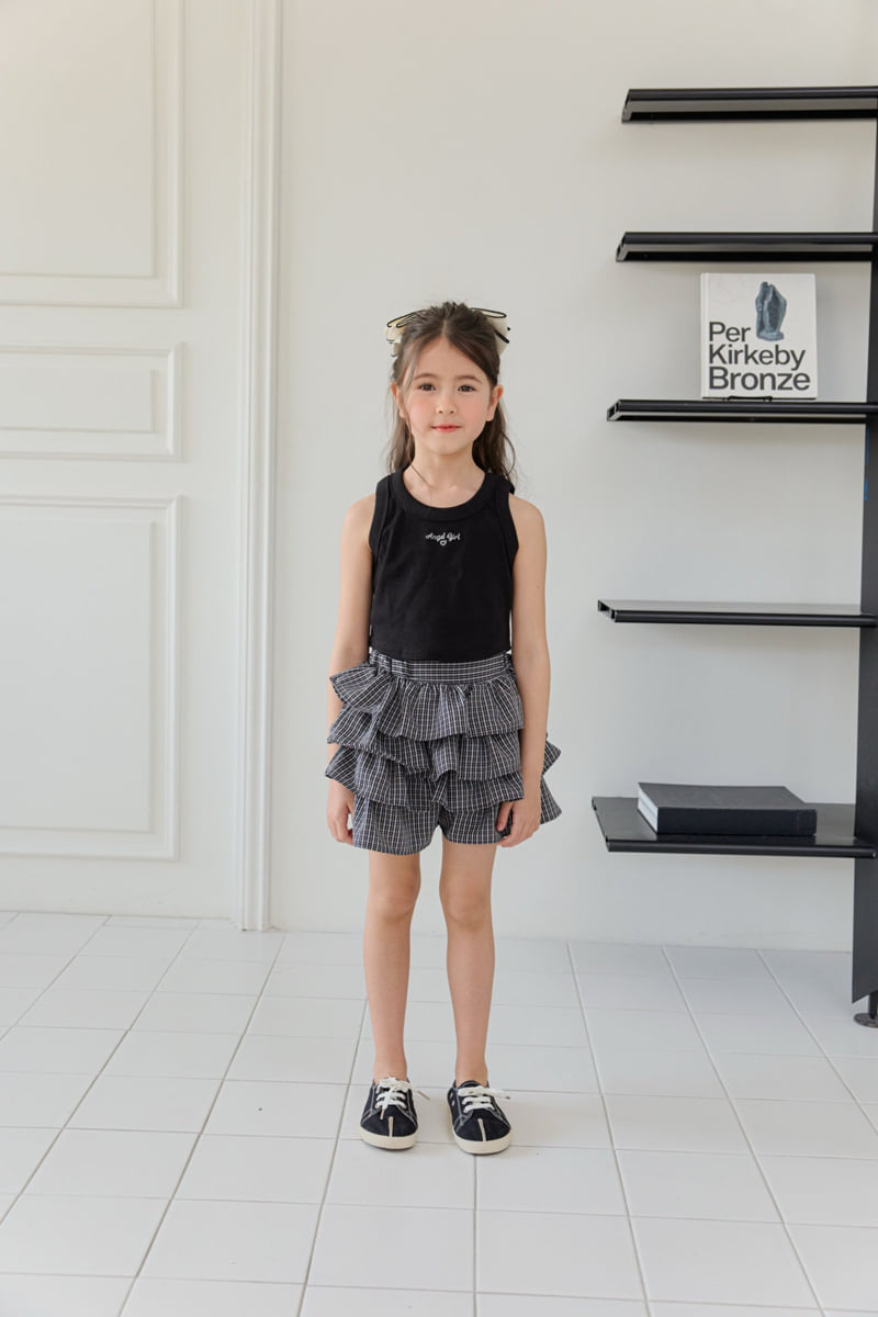 Dore Dore - Korean Children Fashion - #minifashionista - Embroidered Ribbed Sleeveless - 12