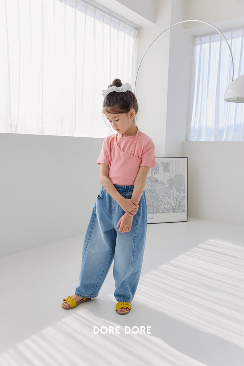 Dore Dore - Korean Children Fashion - #minifashionista - Unbalanced Halter Neck Tee - 12