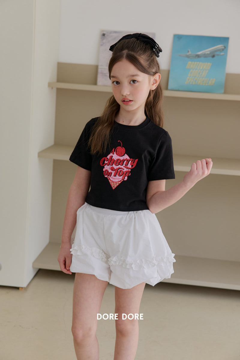 Dore Dore - Korean Children Fashion - #minifashionista - Cherry Crop Tee - 7