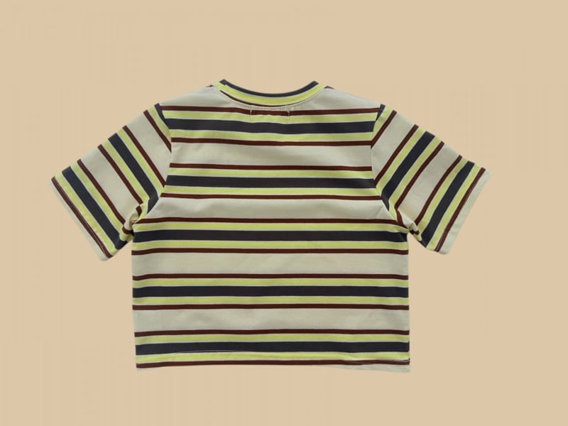 Dore Dore - Korean Children Fashion - #minifashionista - Crayon Stripe Tee - 6