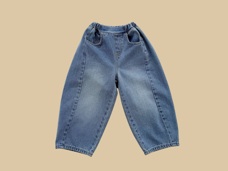 Dore Dore - Korean Children Fashion - #prettylittlegirls - Broad Balloon Denim Pants