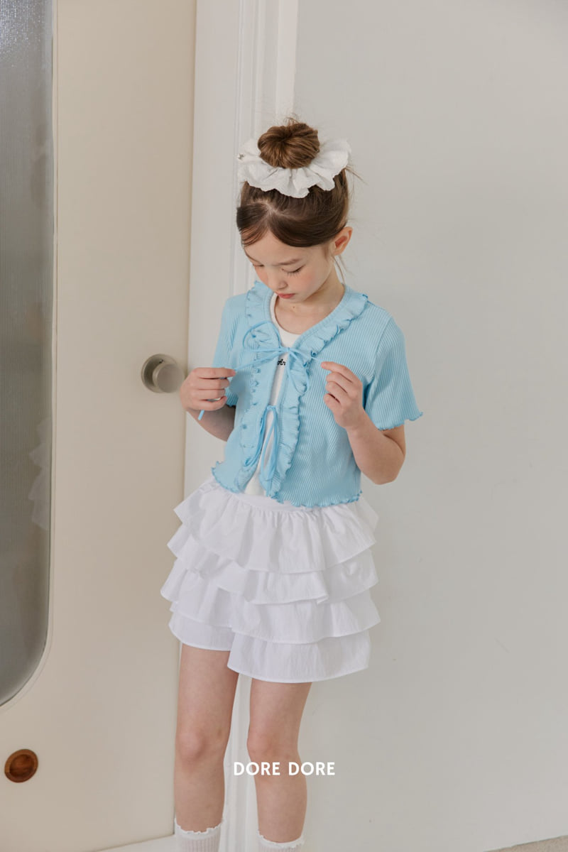 Dore Dore - Korean Children Fashion - #prettylittlegirls - 4-Tier Frill Skort - 8