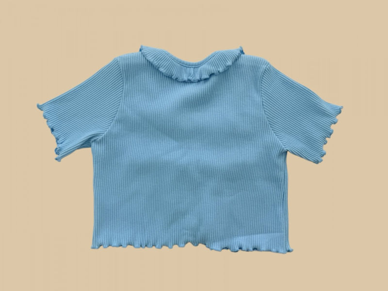 Dore Dore - Korean Children Fashion - #toddlerclothing - Frill Ribbed Cardigan - 4