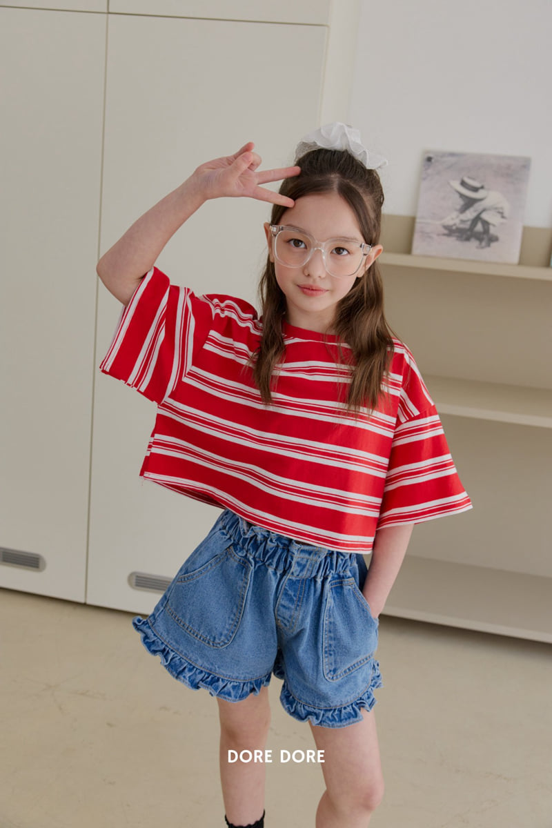 Dore Dore - Korean Children Fashion - #todddlerfashion - Ion Stripe Tee - 7