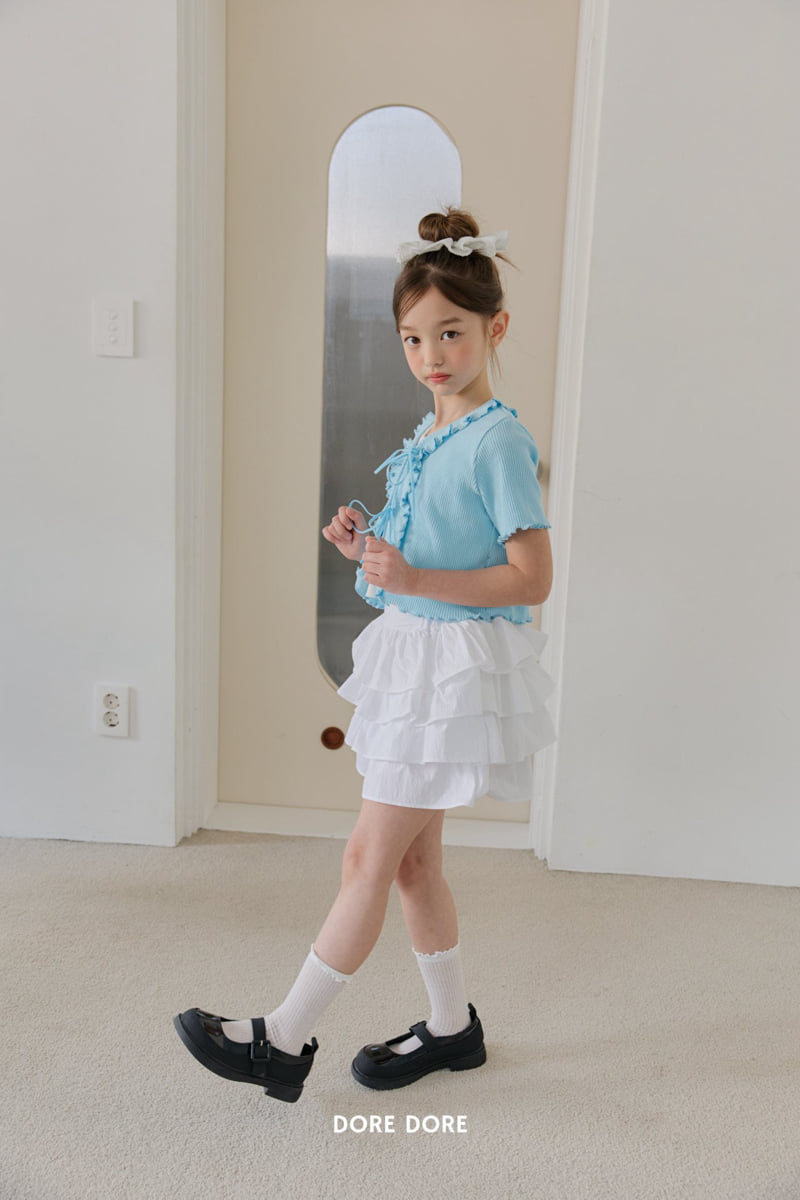Dore Dore - Korean Children Fashion - #todddlerfashion - 4-Tier Frill Skort - 9