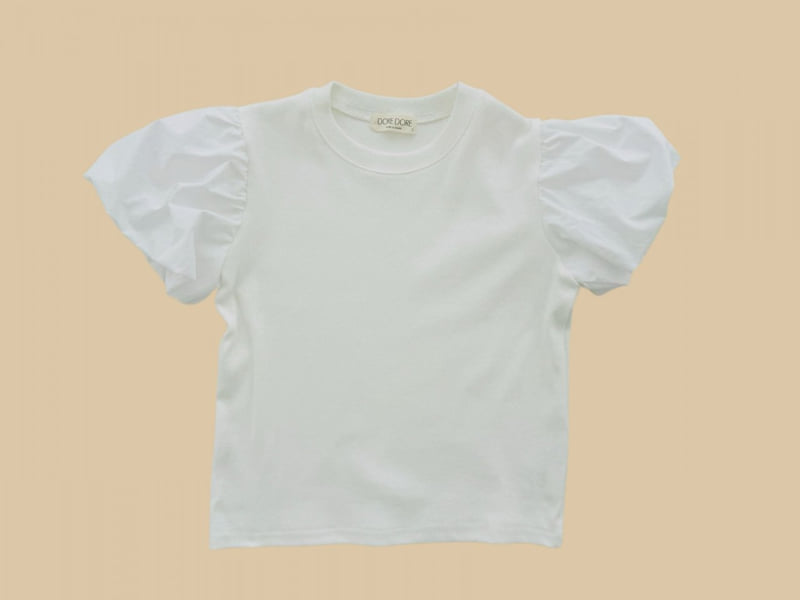 Dore Dore - Korean Children Fashion - #toddlerclothing - Balloon Sleeve Tee - 3