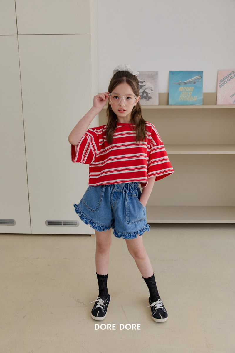 Dore Dore - Korean Children Fashion - #toddlerclothing - Ion Stripe Tee - 8