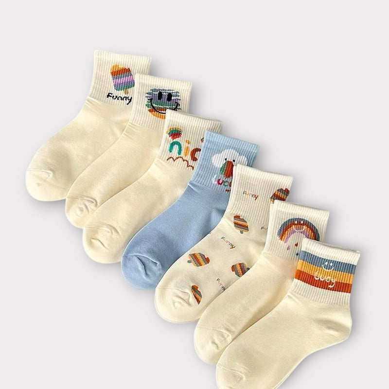 Dudie - Korean Children Fashion - #todddlerfashion - Lucy Set (set of 7) - 3