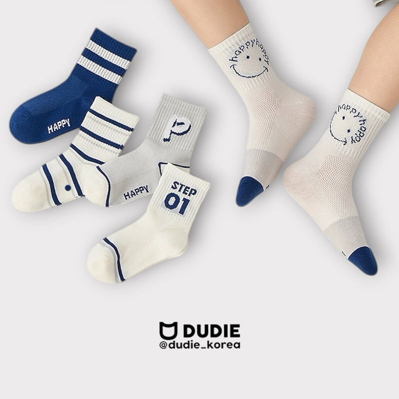 Dudie - Korean Children Fashion - #todddlerfashion - Staff Pants Set (set of 5) - 2