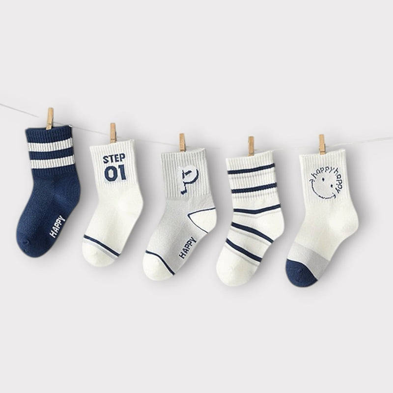 Dudie - Korean Children Fashion - #toddlerclothing - Staff Pants Set (set of 5) - 3