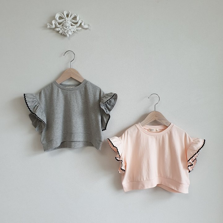 Eclair - Korean Children Fashion - #kidsshorts - Blanc Tee - 3