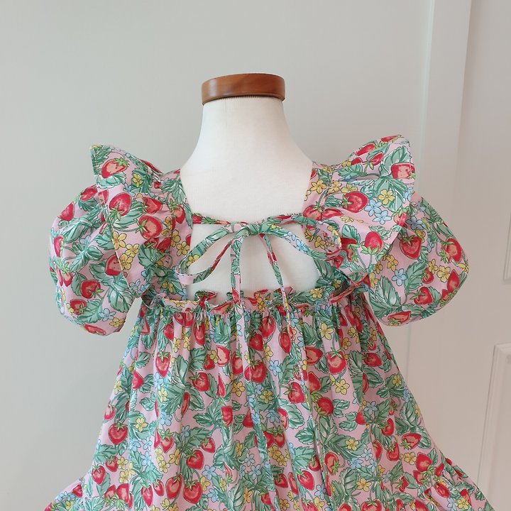 Eclair - Korean Children Fashion - #kidsshorts - Berry One-Piece - 11