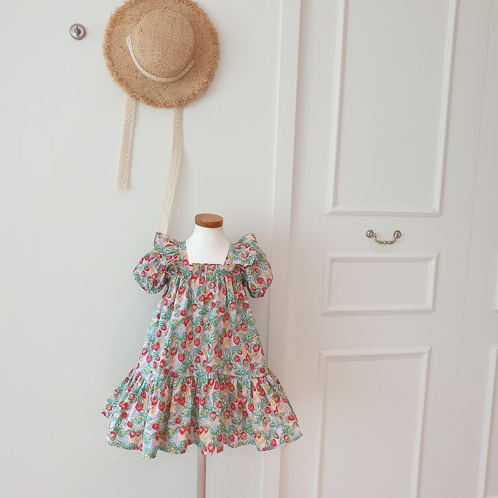 Eclair - Korean Children Fashion - #kidsstore - Berry One-Piece - 12