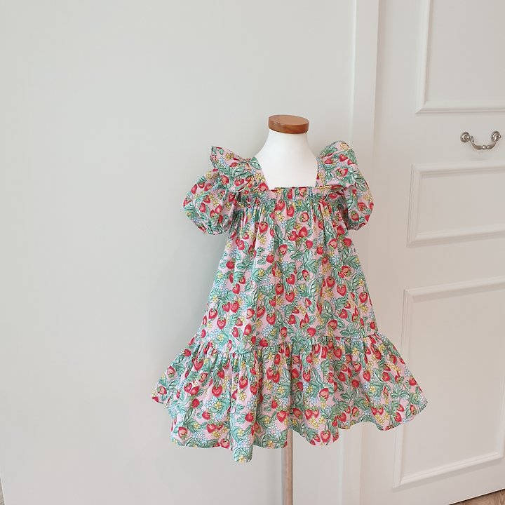 Eclair - Korean Children Fashion - #prettylittlegirls - Berry One-Piece - 2
