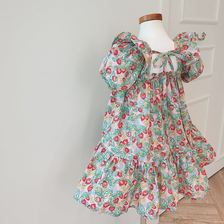 Eclair - Korean Children Fashion - #todddlerfashion - Berry One-Piece - 3