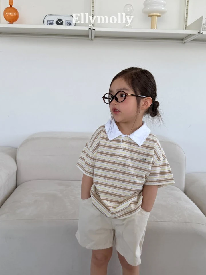 Ellymolly - Korean Children Fashion - #Kfashion4kids - Smart Collar Tee - 10