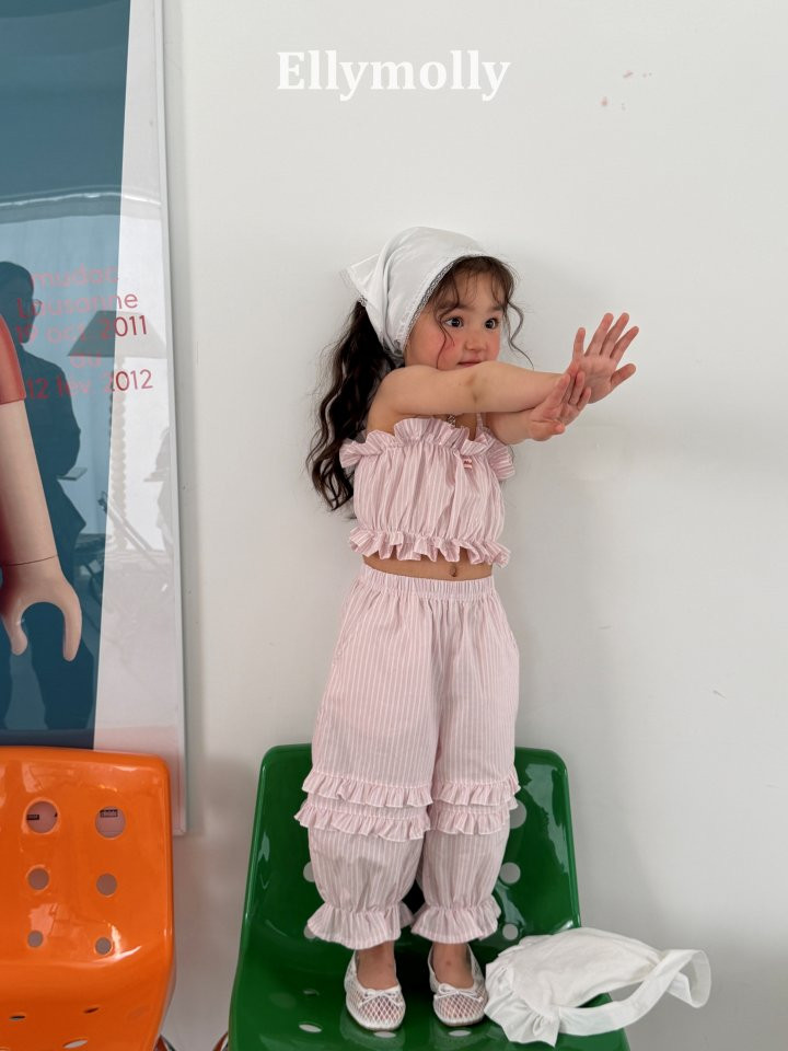 Ellymolly - Korean Children Fashion - #kidzfashiontrend - Maren Stripe Pants - 4