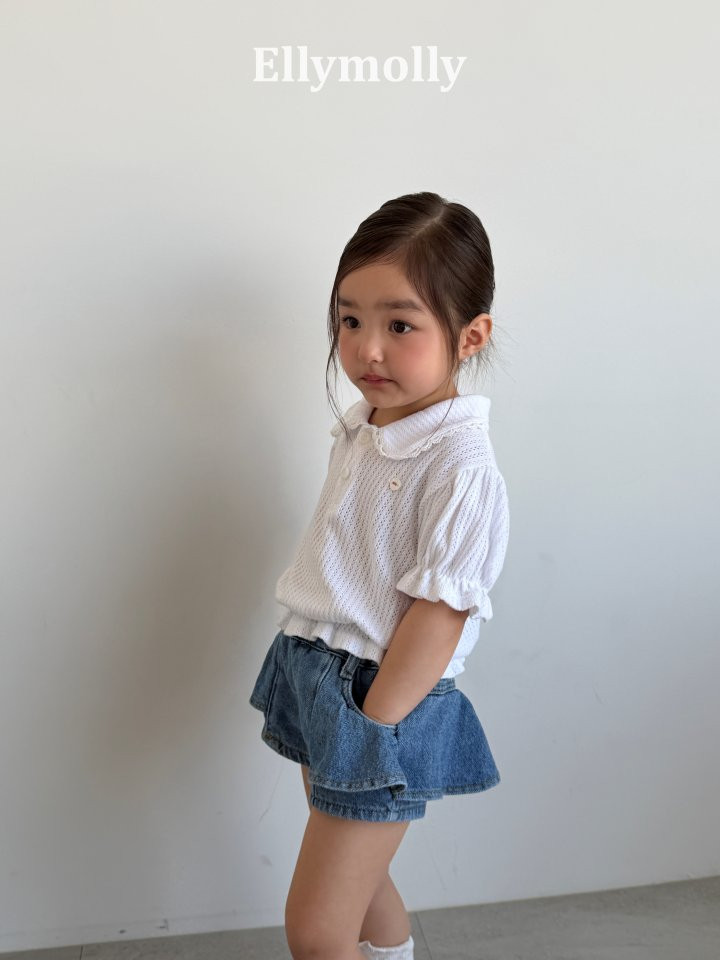 Ellymolly - Korean Children Fashion - #designkidswear - Atelier Puff Collar Tee - 10