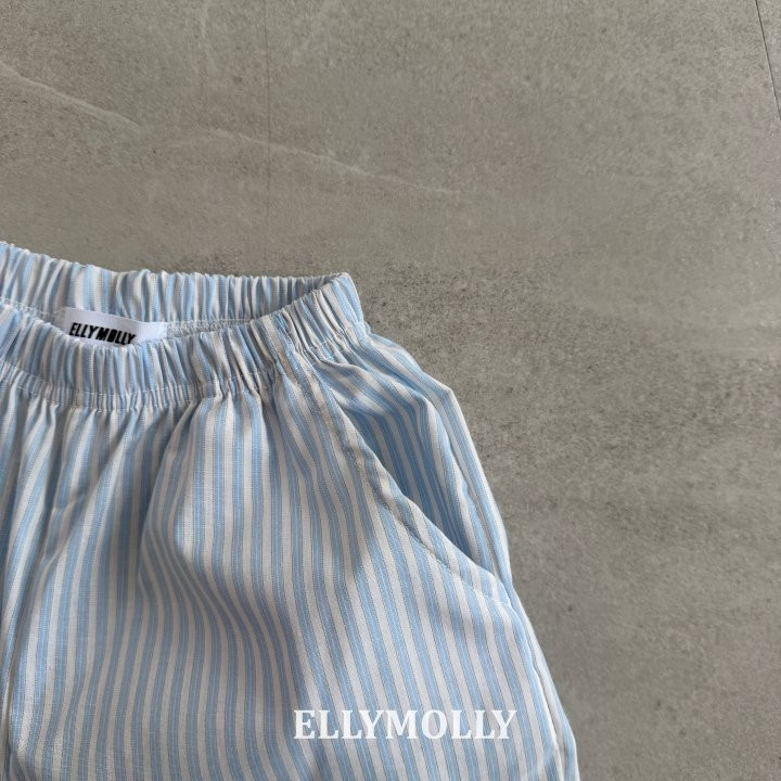 Ellymolly - Korean Children Fashion - #designkidswear - Maren Stripe Pants - 12