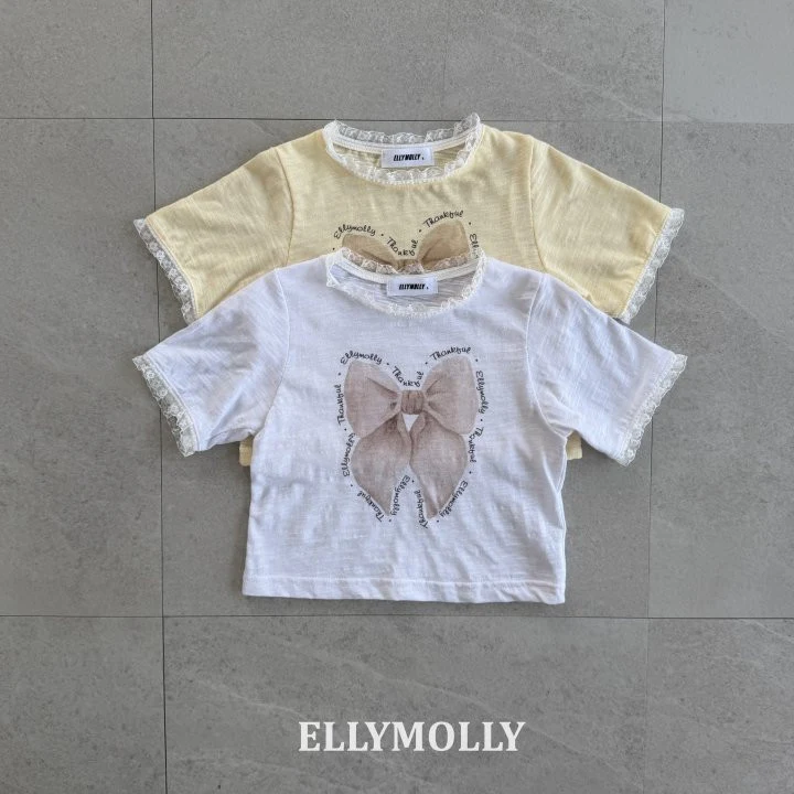 Ellymolly - Korean Children Fashion - #discoveringself - Slub Ribbon Tee