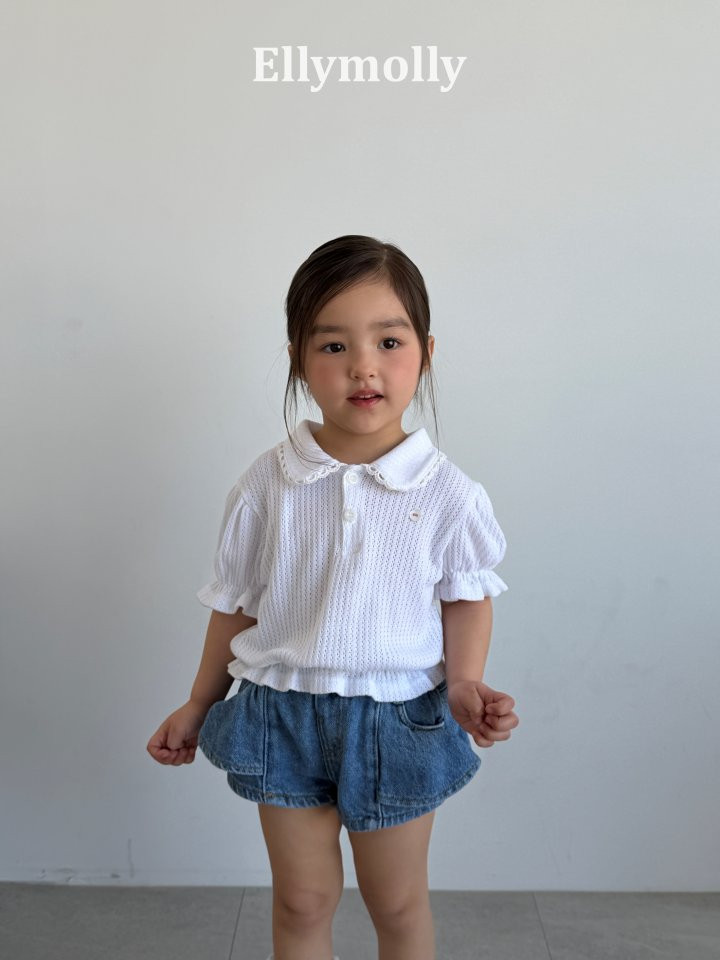 Ellymolly - Korean Children Fashion - #discoveringself - Atelier Puff Collar Tee - 11
