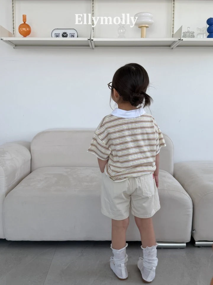 Ellymolly - Korean Children Fashion - #discoveringself - Smart Collar Tee - 5