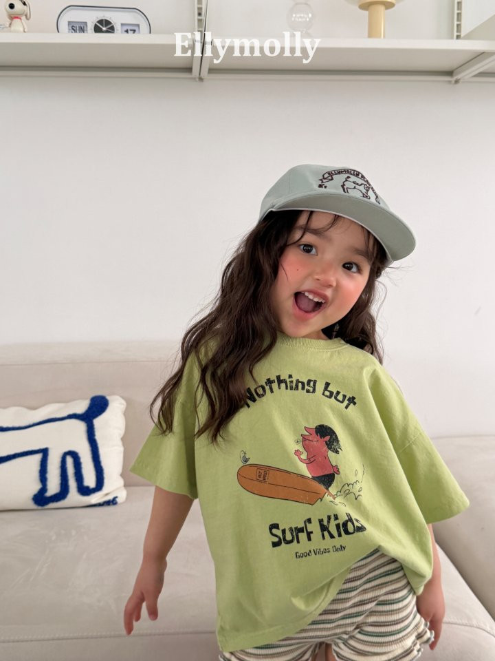Ellymolly - Korean Children Fashion - #designkidswear - Kids Surfer Tee - 4