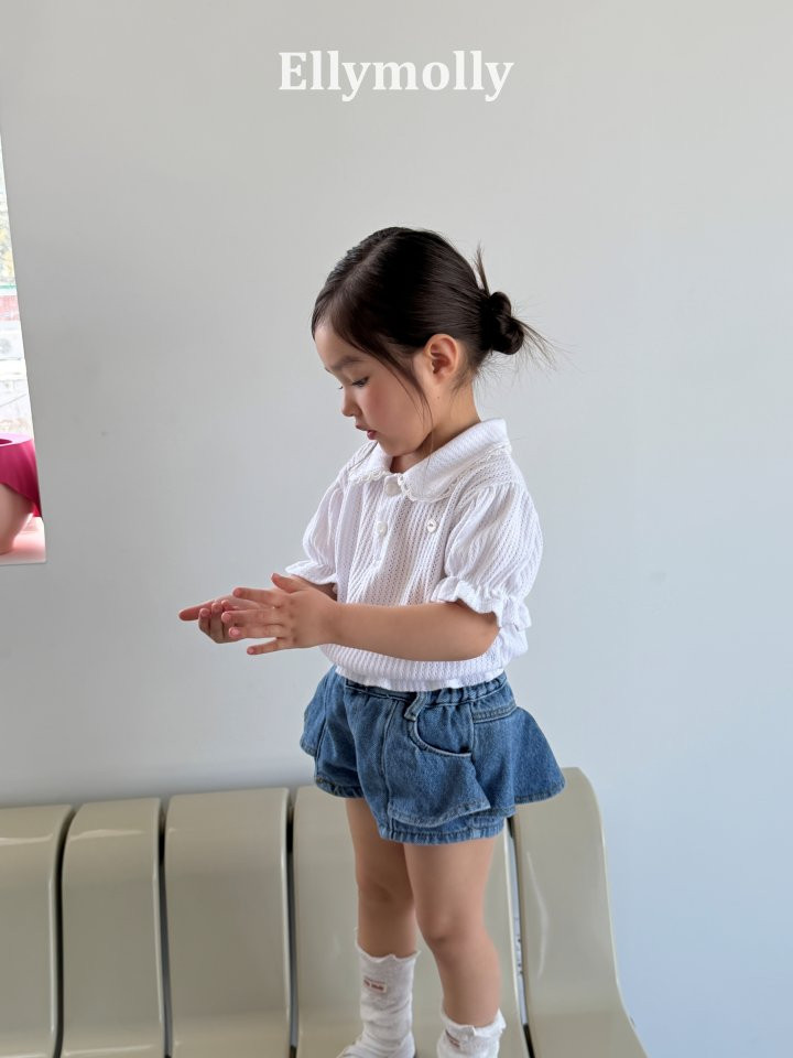 Ellymolly - Korean Children Fashion - #fashionkids - Atelier Puff Collar Tee - 12